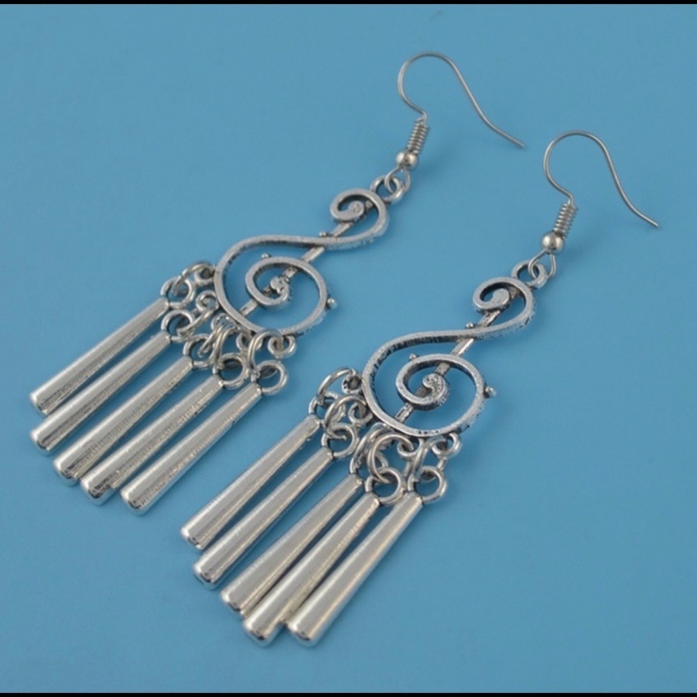 Boho statement earrings